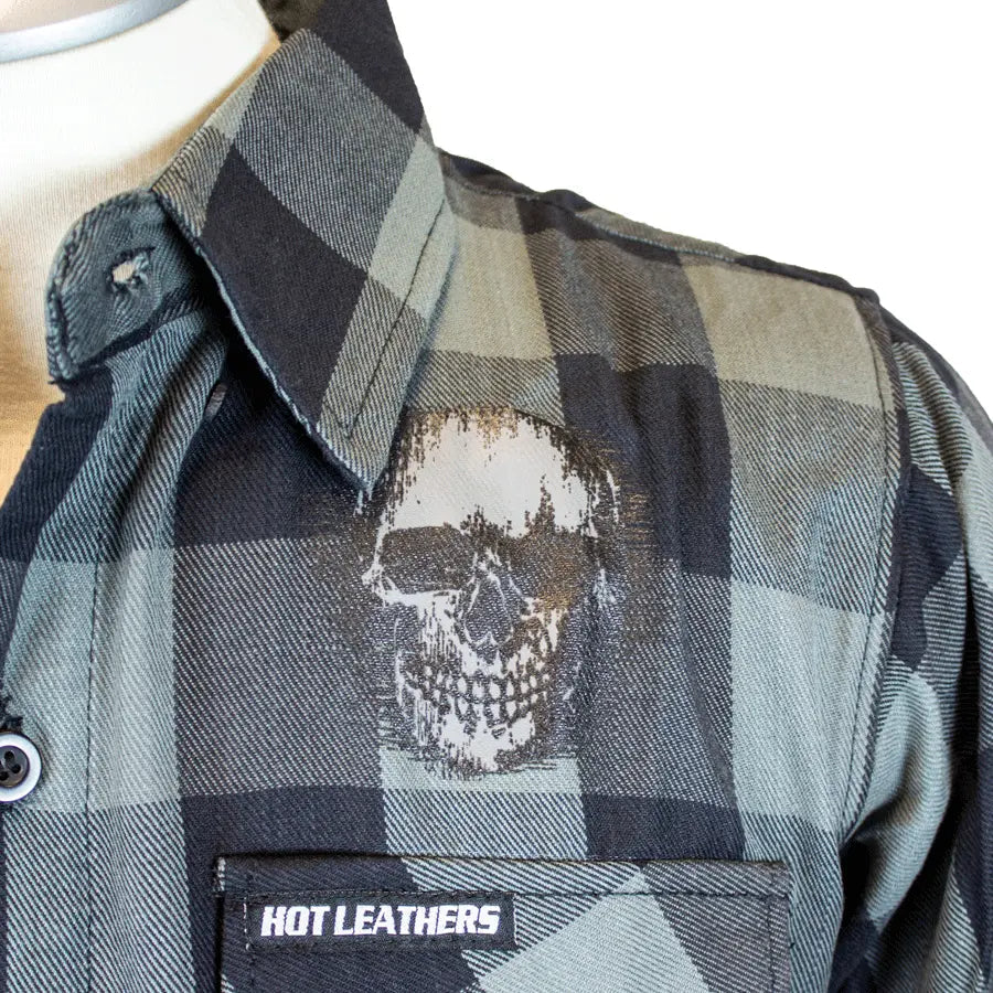 BOL Men's 'Grave Rub' Flannel Long Sleeve Shirt EX-STOCK Canada