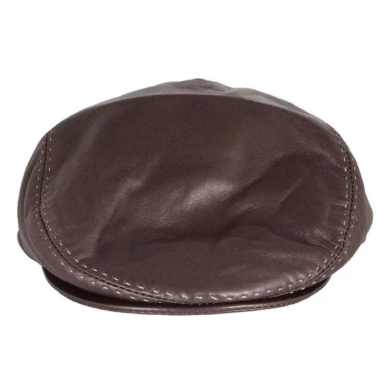 BOL Stitch Accent Leather London Flat Cap EX-STOCK Canada