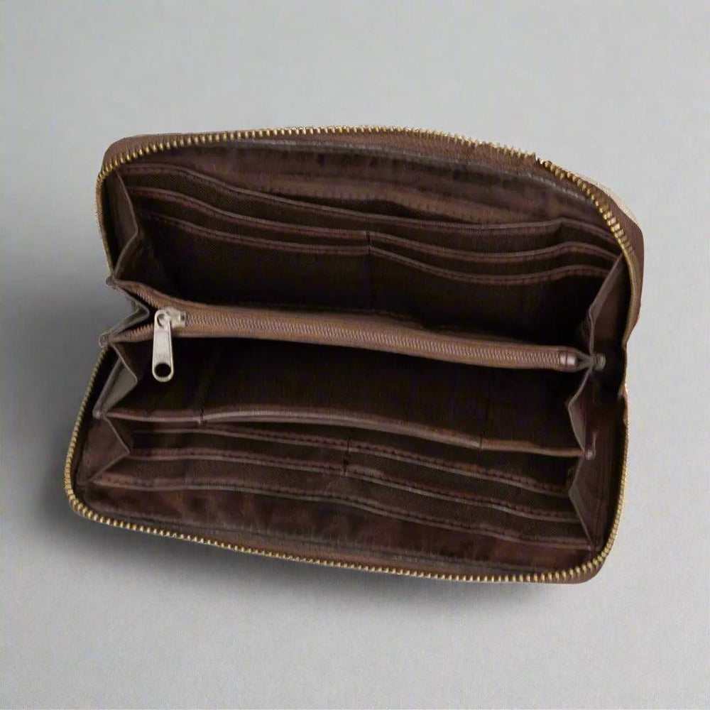 BOL Women's Basket Weave Zip-Around Clutch Wallet EX-STOCK Canada