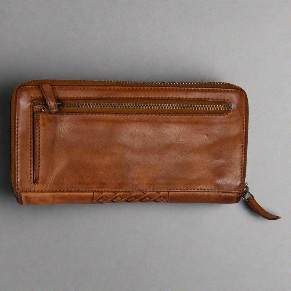 BOL Women's Basket Weave Zip-Around Clutch Wallet EX-STOCK Canada