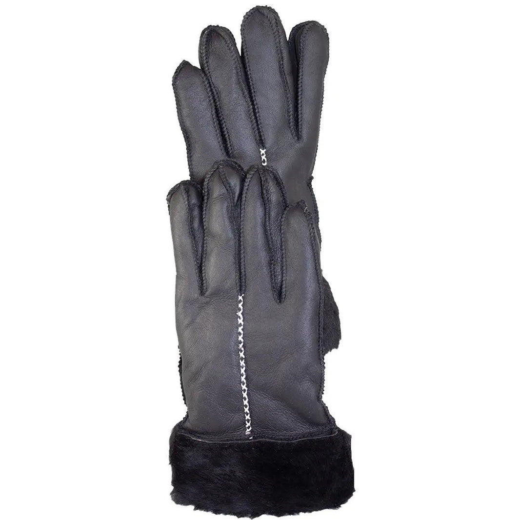 BOL Women's Black Hand Stitched Merino Sheepskin Gloves - EX-STOCK Canada