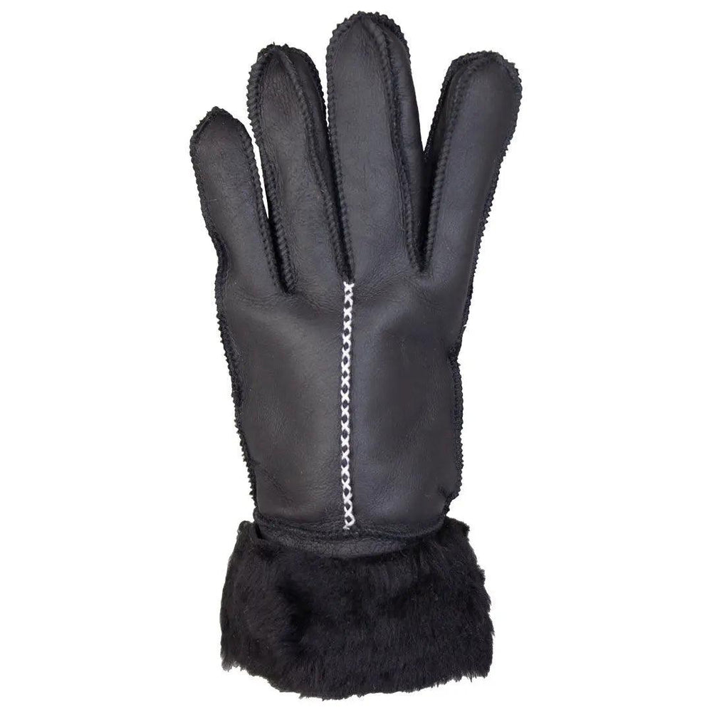 BOL Women's Black Hand Stitched Merino Sheepskin Gloves - EX-STOCK Canada
