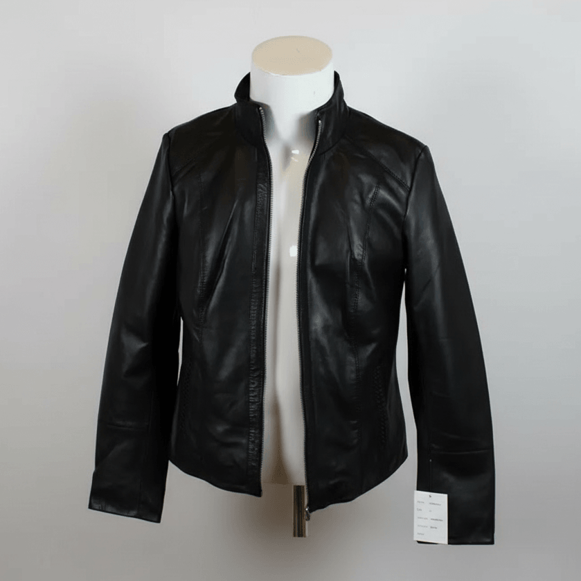 Veste en cuir classique pour femmes BOLEX-STOCK Canada