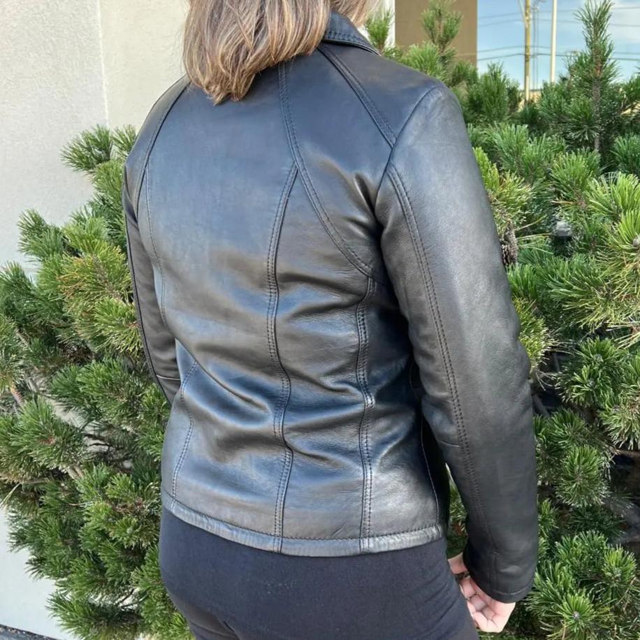 Veste en cuir Grace pour femmes BOLEX-STOCK Canada