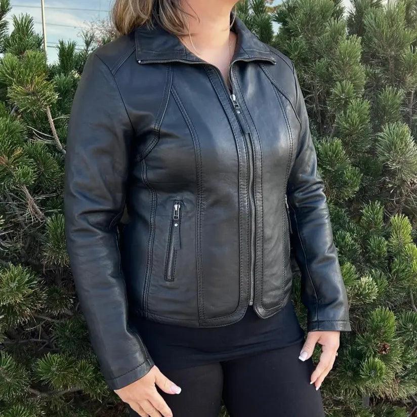 Veste en cuir Grace pour femmes BOLEX-STOCK Canada