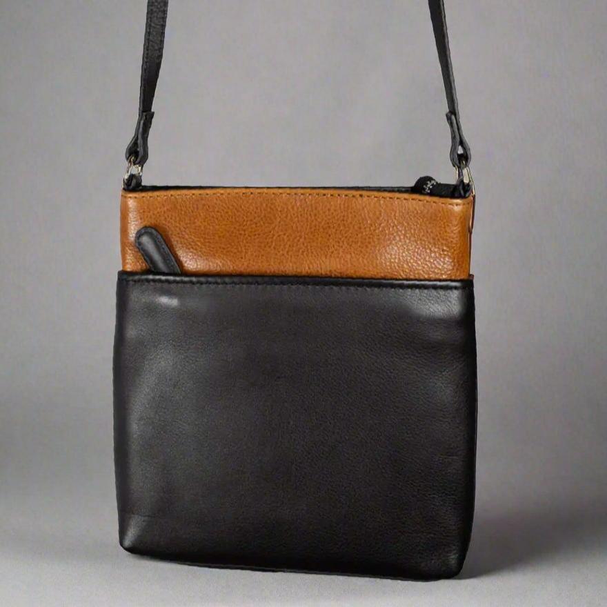 BOL Women's Leather 3 Pocket Crossbody Bag EX-STOCK Canada