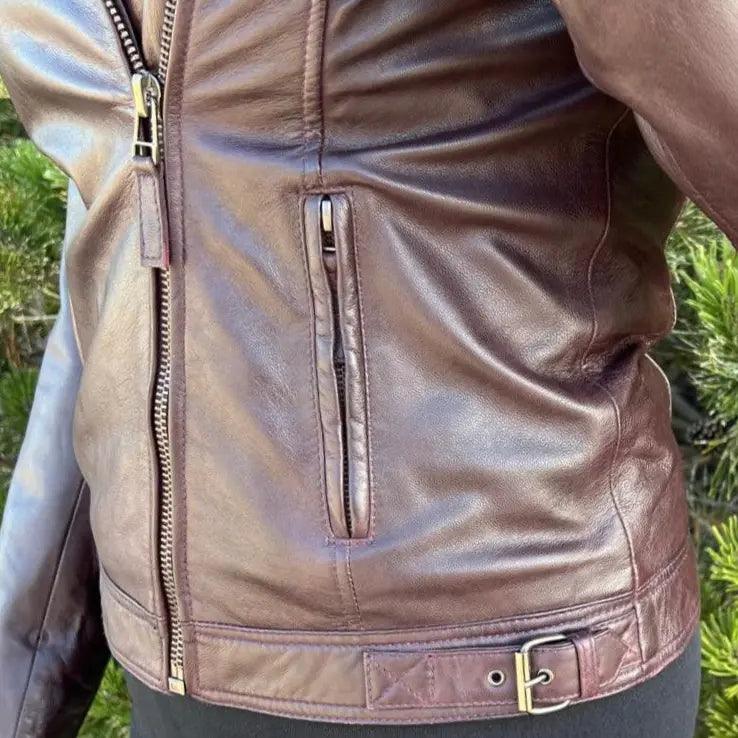 BOL Women's Leather Biker Style Jacket EX-STOCK Canada