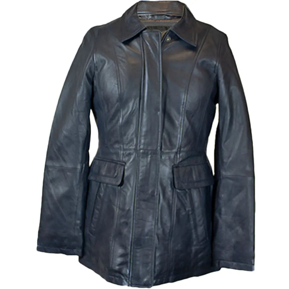 Chaqueta de cuero para mujer BOL con corte princesaEX-STOCK Canada