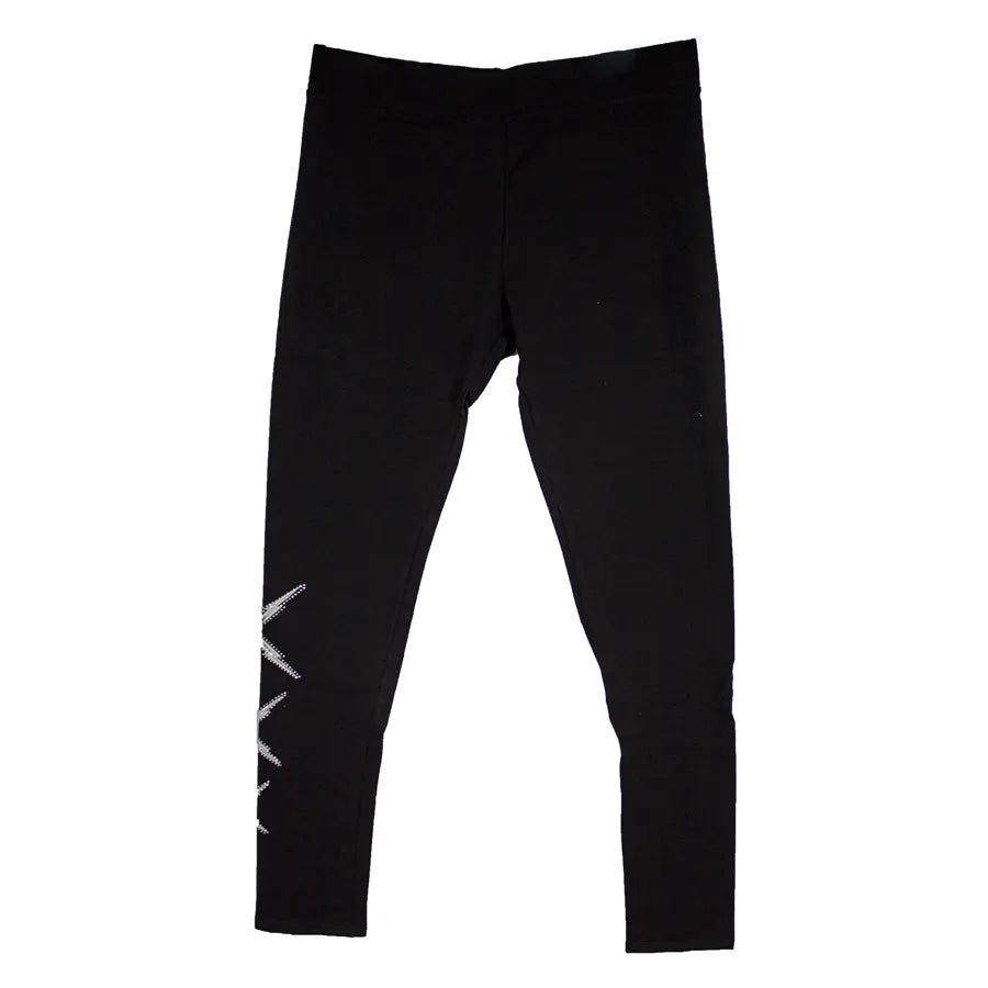 بنطلونات ضيقة نسائية من BOL برسومات جمجمة مرصعة بالكريستالEX-STOCK Canada