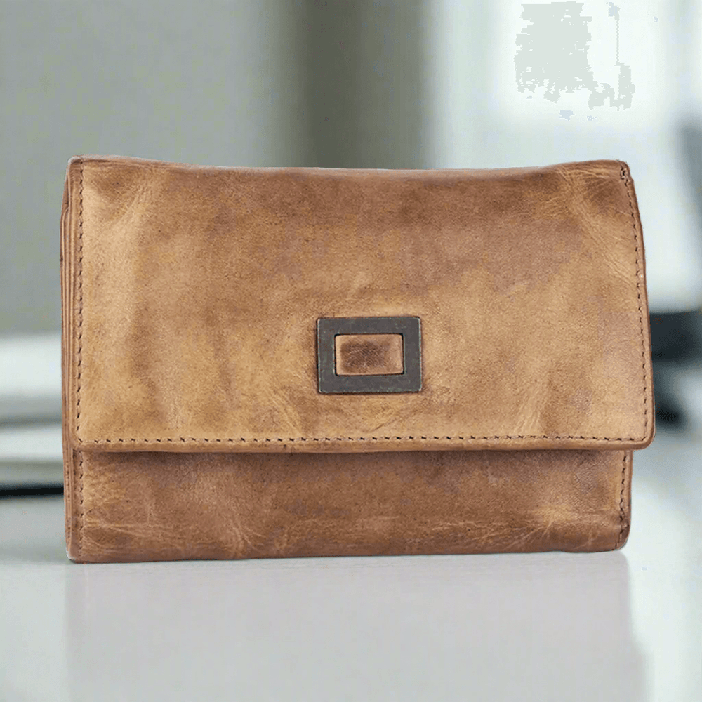 BOL Women's Square Tab Leather Wallet EX-STOCK Canada