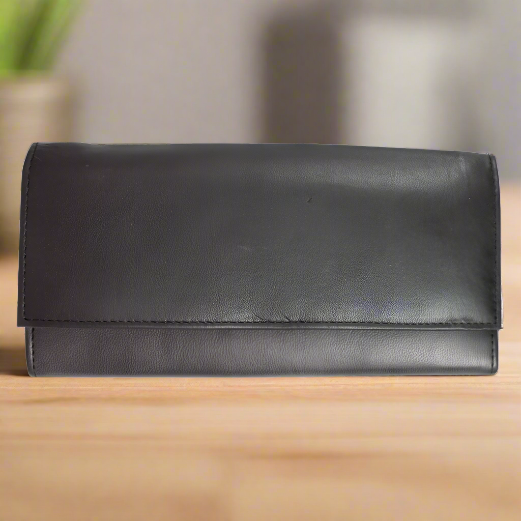 Cartera de cuero trifold con RFID para mujer BOLEX-STOCK Canada