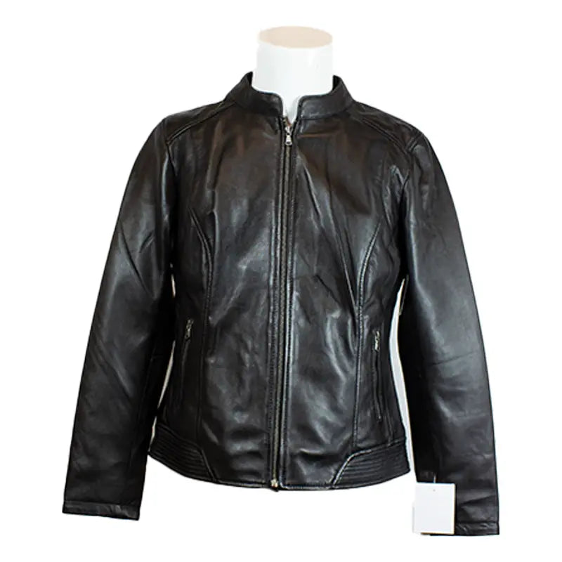 Chaqueta de cuero de oveja encerada para mujer BOLEX-STOCK Canada