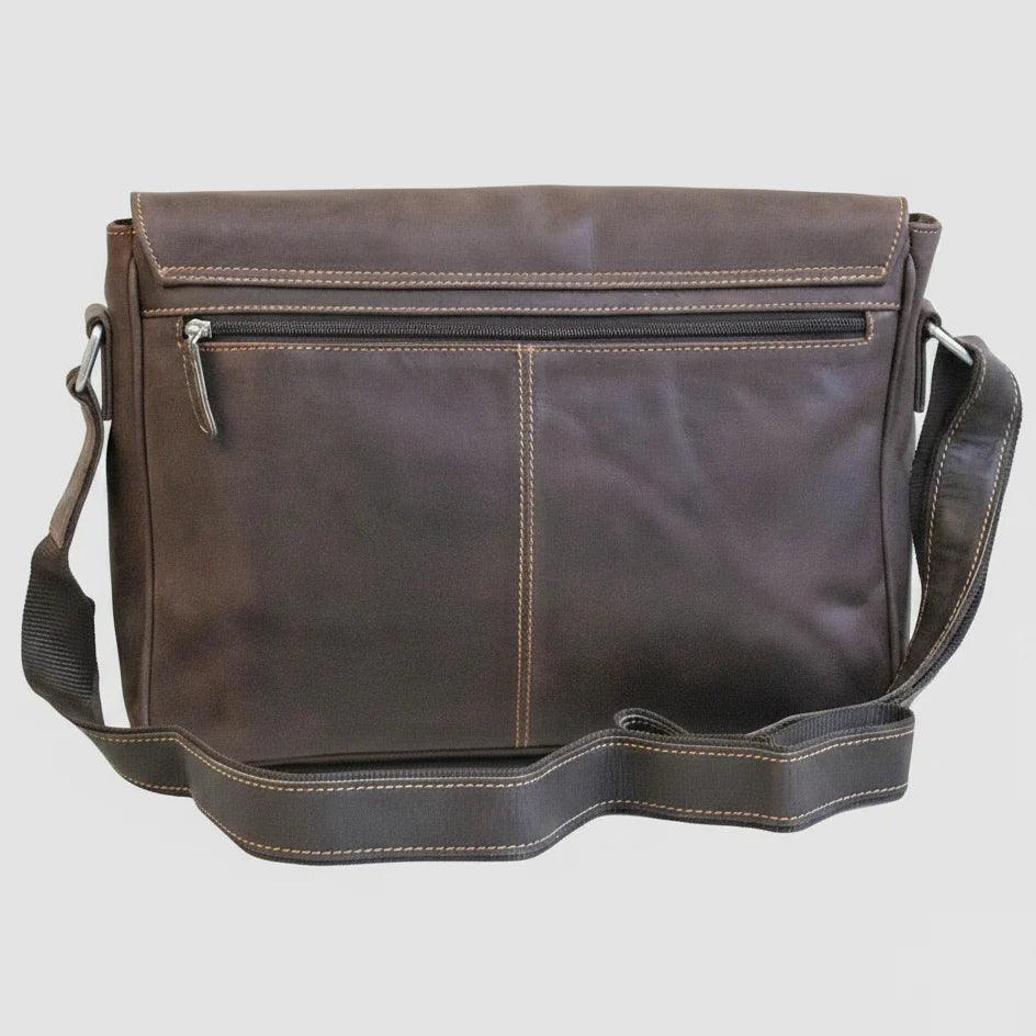 Sac d'ordinateur portable en cuir Greenwood