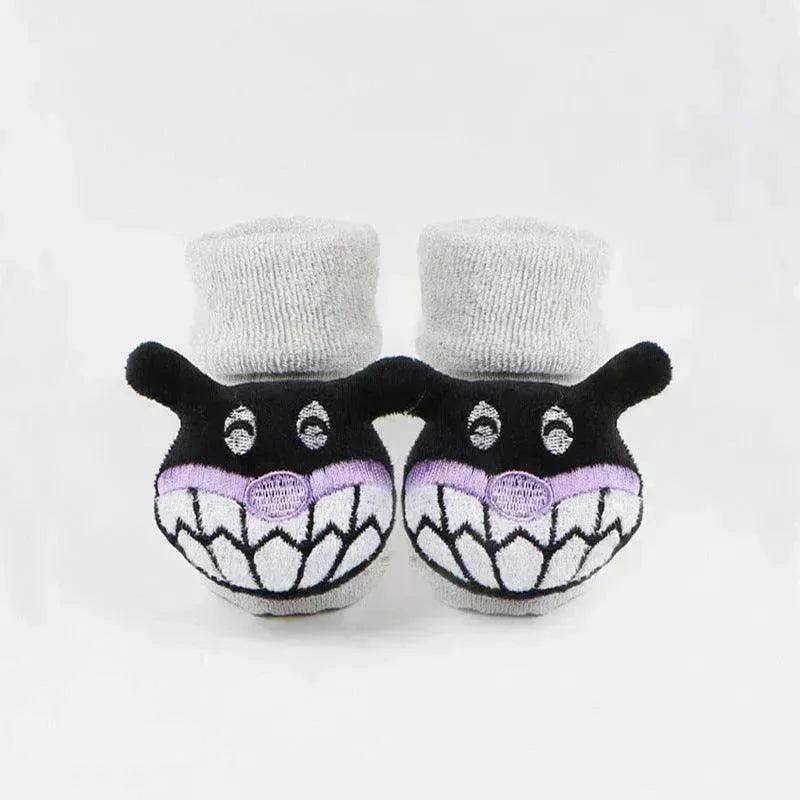 Baby Socks Girls Boys Anti-Slip Cartoon Floor - EX-STOCK Canada