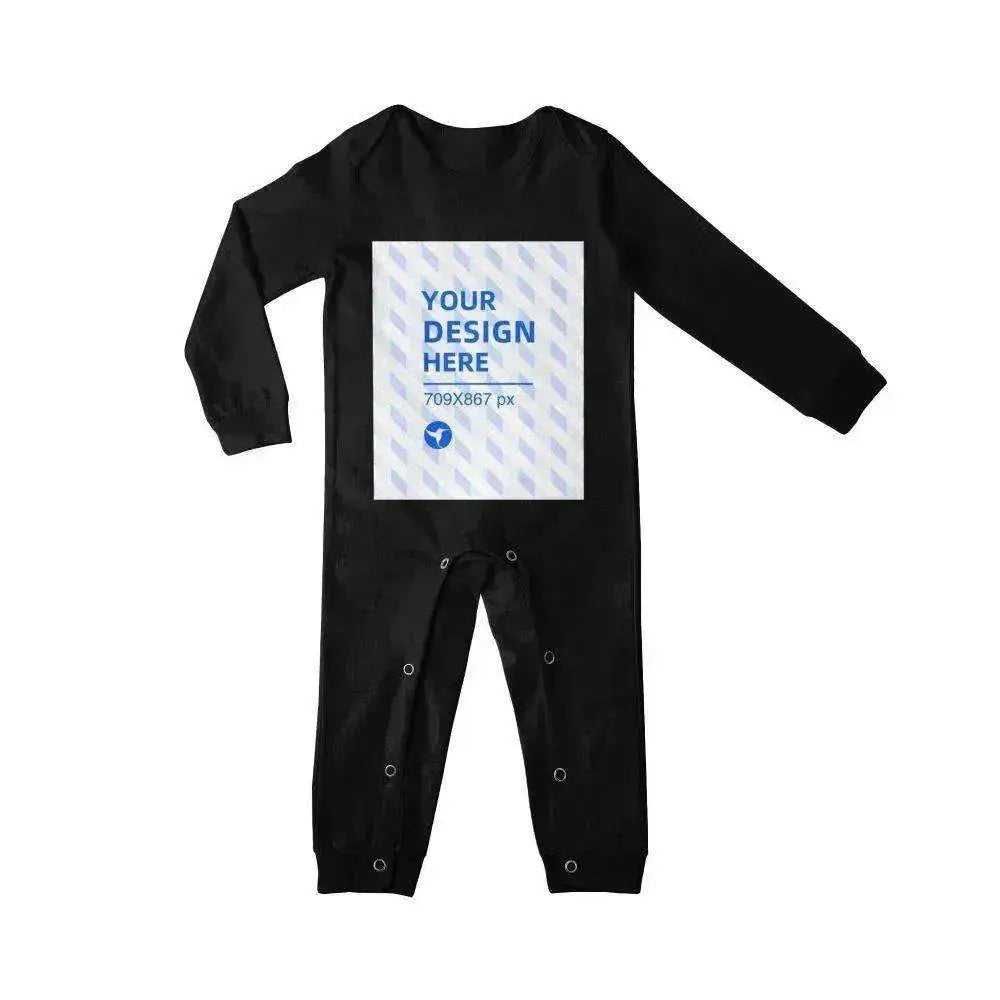 Baby's Comfortable Cotton Long Sleeve One Piece Personalized Wear - EX-STOCK Canada