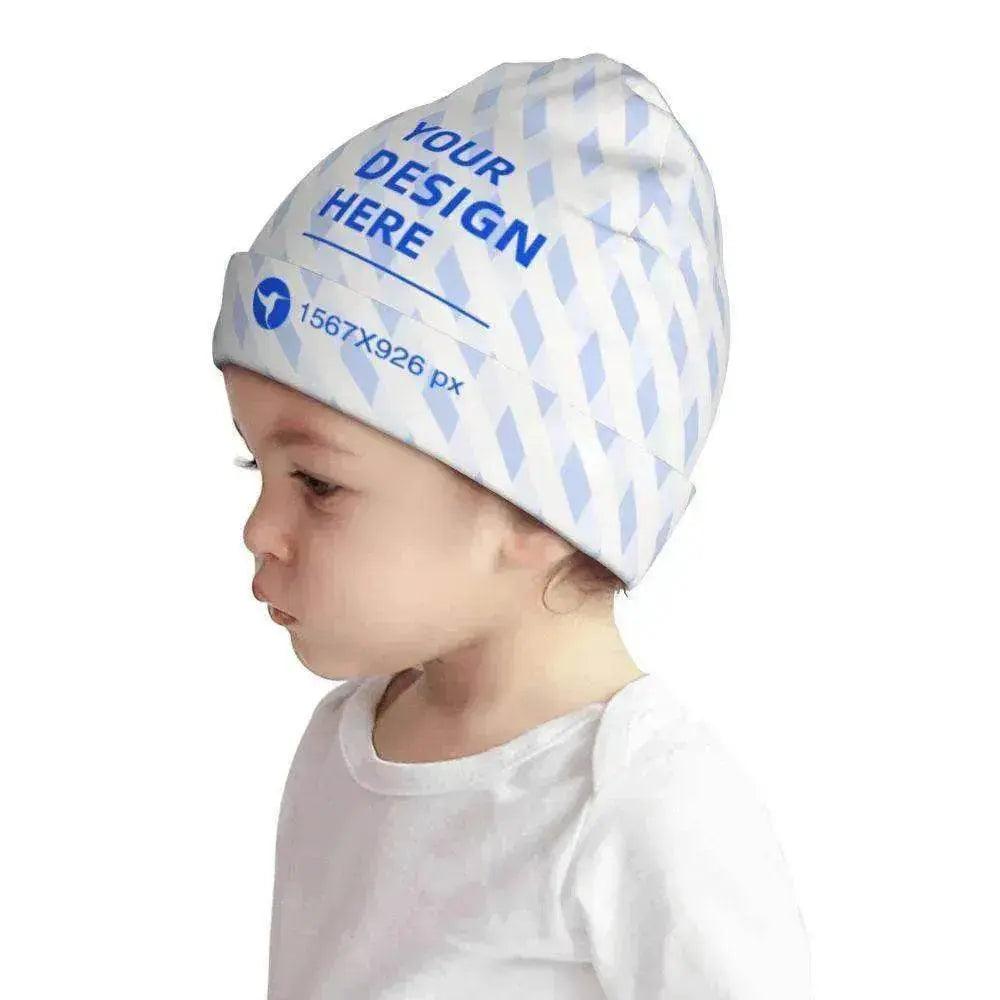 Chapeau à enfiler en coton personnalisable, confortable et doux pour la peau du bébé - EX-STOCK Canada