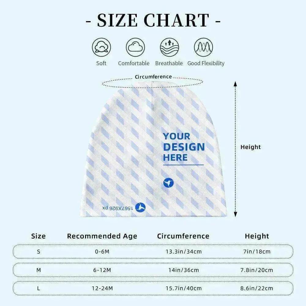 Chapeau à enfiler en coton personnalisable, confortable et doux pour la peau du bébé - EX-STOCK Canada