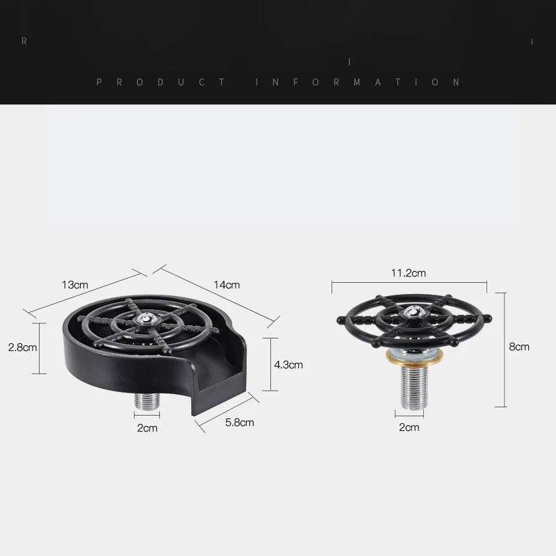 Bar Counter Cup Washer Sink High-pressure Spray Automatic Faucet Coffee Pitcher Wash Cup Tool Kitchen EX-STOCK Canada