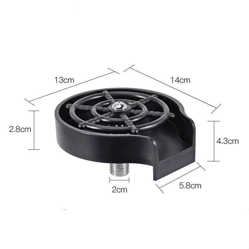Bar Counter Cup Washer Sink High-pressure Spray Automatic Faucet Coffee Pitcher Wash Cup Tool Kitchen EX-STOCK Canada