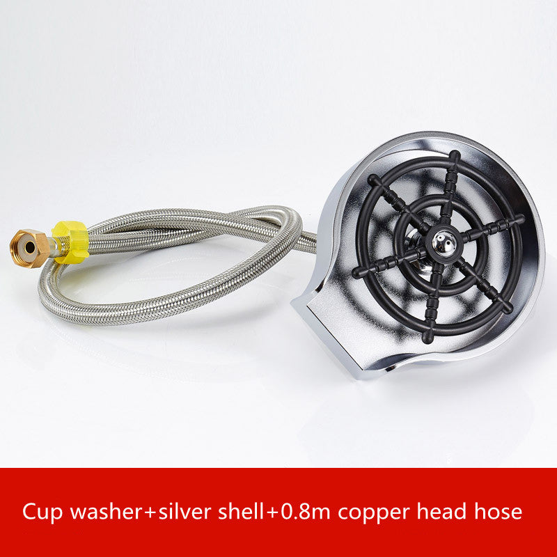 Bar Counter Cup Washer Sink High-pressure Spray Automatic Faucet Coffee Pitcher Wash Cup Tool Kitchen EX-STOCK Canada