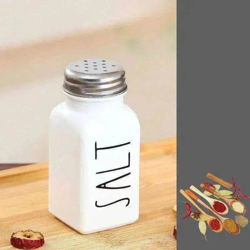 Barbecue Sprinkler Bottle Salt And Pepper Shaker Seasoning Bottle Square Glass Bottle - EX-STOCK Canada