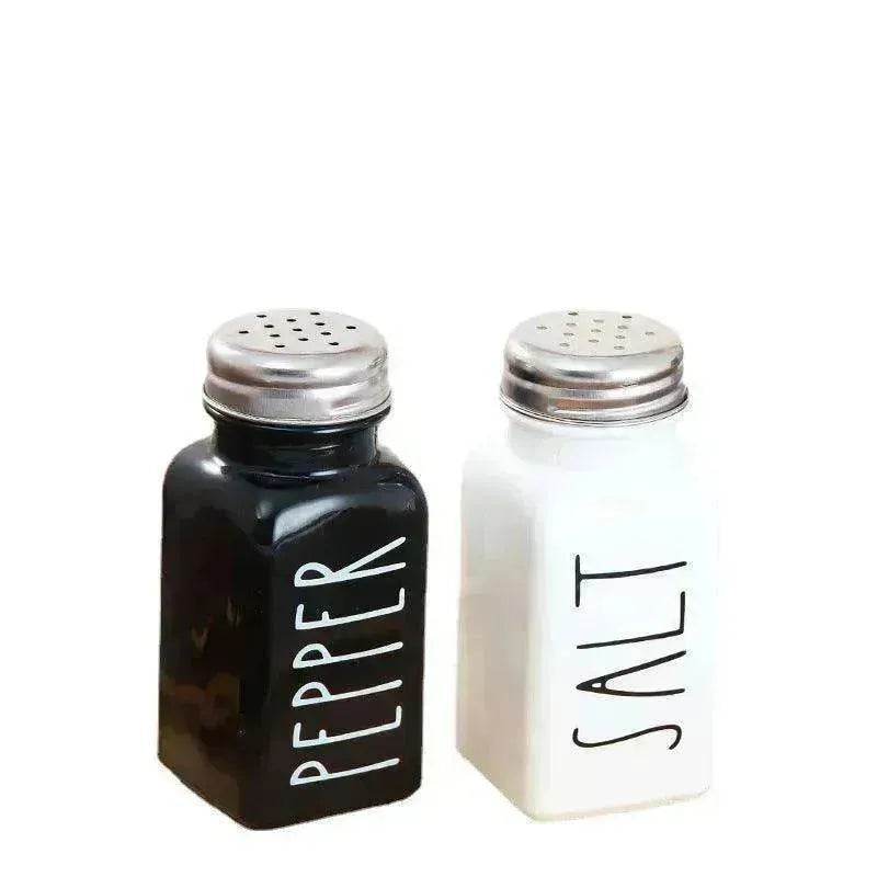 Barbecue Sprinkler Bottle Salt And Pepper Shaker Seasoning Bottle Square Glass Bottle - EX-STOCK Canada