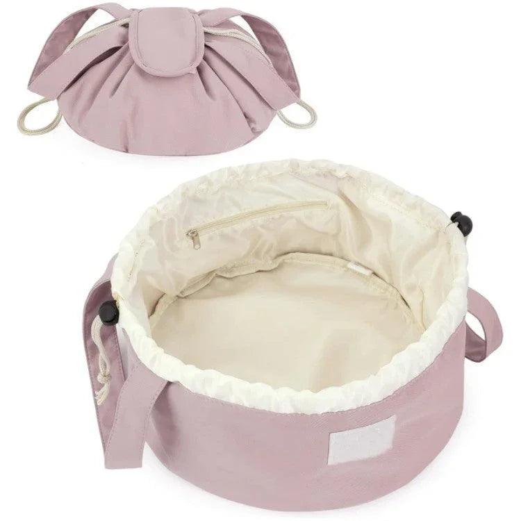 Barrel Drawstring Makeup Bag Large Capacity Women's Cosmetic Bag Toiletries Organizer Pouch Lady Travel Storage Case EX-STOCK Canada