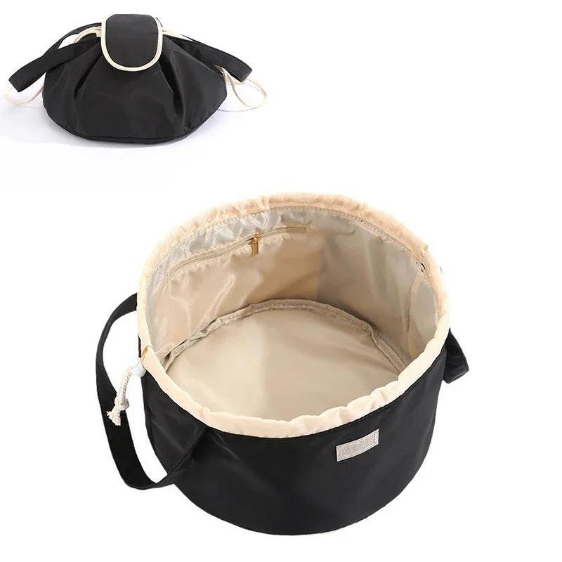 Barrel Drawstring Makeup Bag Large Capacity Women's Cosmetic Bag Toiletries Organizer Pouch Lady Travel Storage Case EX-STOCK Canada