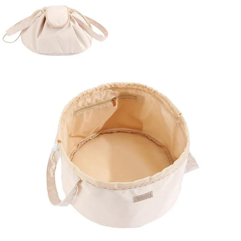 Barrel Drawstring Makeup Bag Large Capacity Women's Cosmetic Bag Toiletries Organizer Pouch Lady Travel Storage Case EX-STOCK Canada