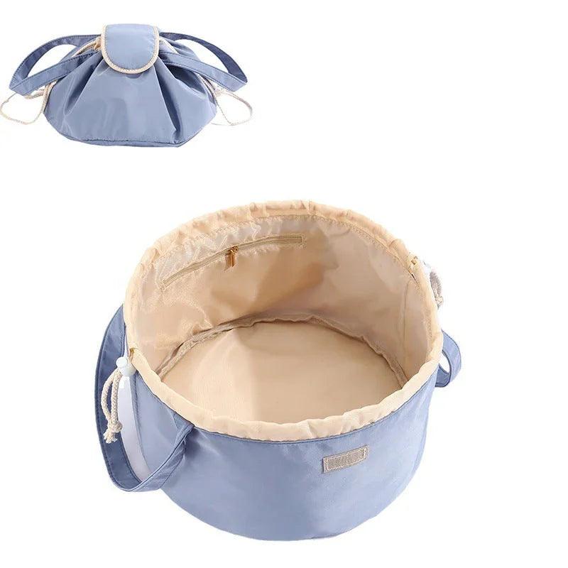 Barrel Drawstring Makeup Bag Large Capacity Women's Cosmetic Bag Toiletries Organizer Pouch Lady Travel Storage Case EX-STOCK Canada