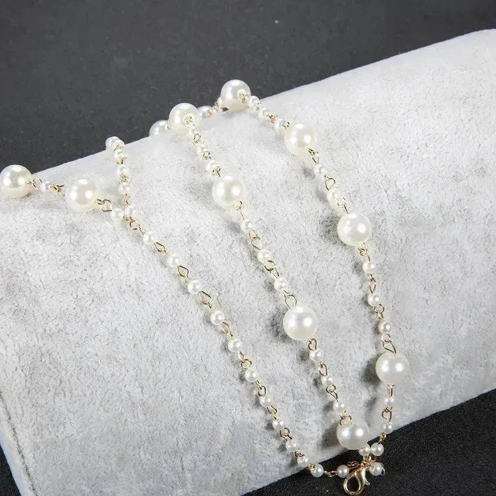 Beach Anklet Simple Multilayer Pearl Yoga - EX-STOCK Canada