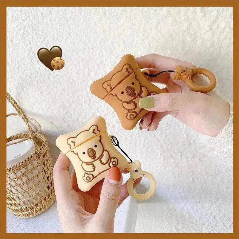Étui de protection pour AirPods en forme de biscuits pour ours - EX-STOCK Canada