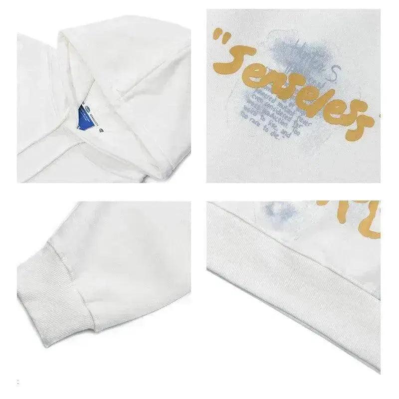 Sweat à capuche imprimé graphique ours - EX-STOCK Canada