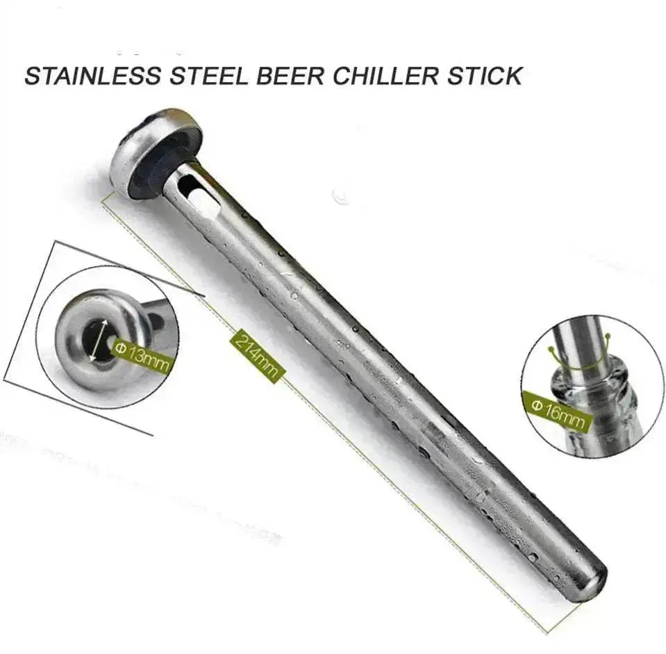 Beer Bottle Stainless Steel Cooler Stick - EX-STOCK Canada