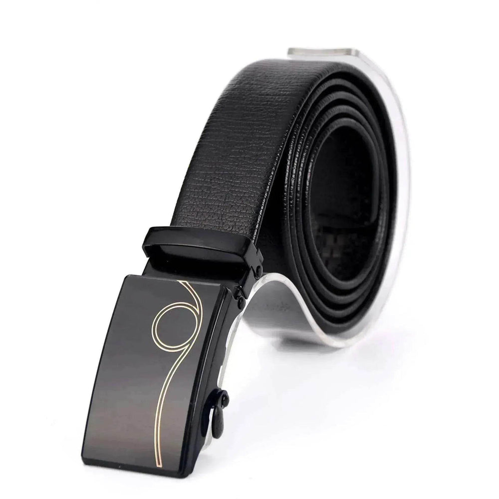 Belt Men's Automatic Buckle Belt Mirror Acrylic Iron Button Men's Business Casual Belt - EX-STOCK Canada