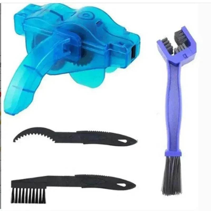 Ensemble d'outils de nettoyage pour vélo Brosse à poils larges Nettoyeur de chaîne Petite brosse - EX-STOCK Canada