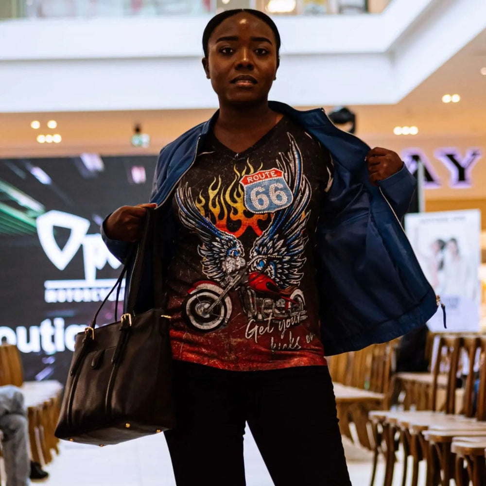 Camiseta Route 66 para mujer de Big Bang ClothingEX-STOCK Canada