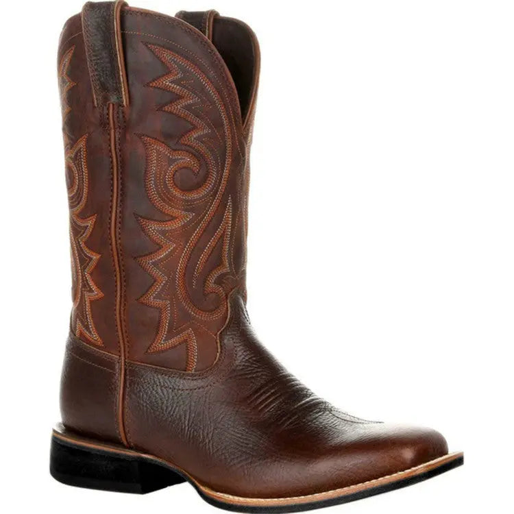 Big Wide Head Western Cowboy Boots - EX-STOCK Canada