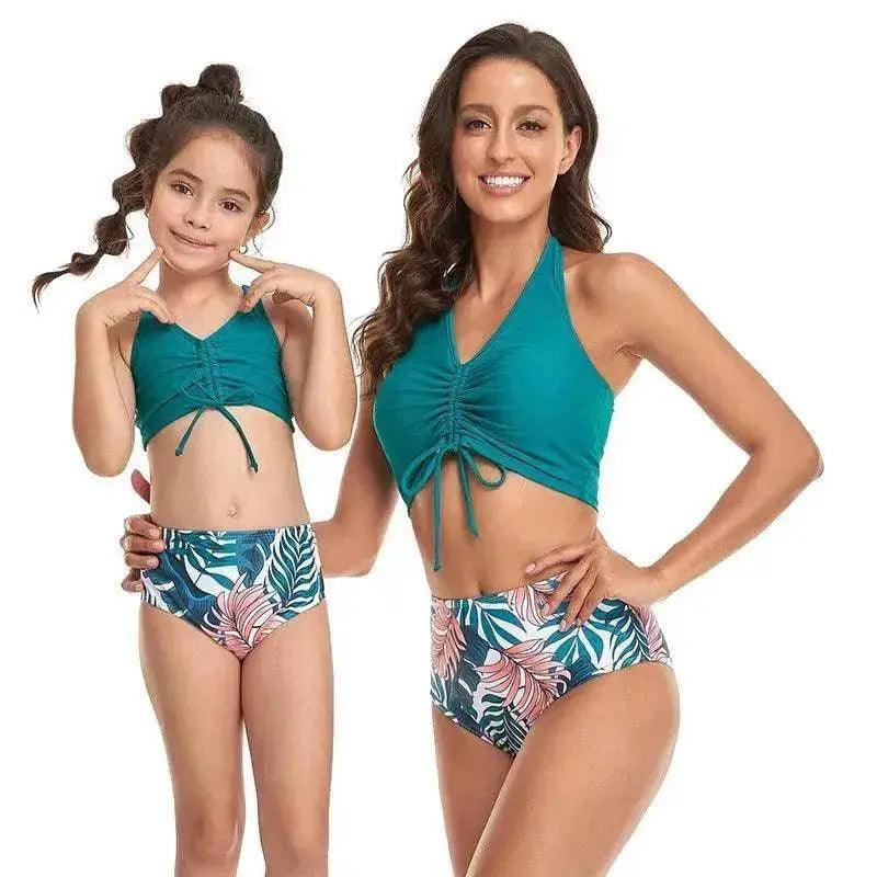 Maillot de bain split Bikini Parent-Enfant européen et américain - EX-STOCK Canada