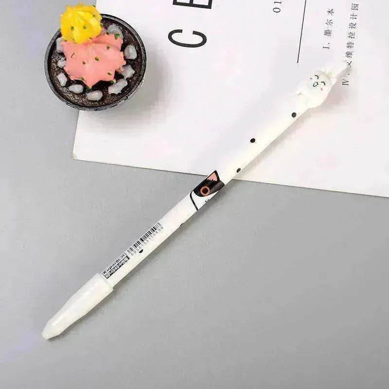 Black & White Cat Pattern Office School Supplies Gel Pen - EX-STOCK Canada