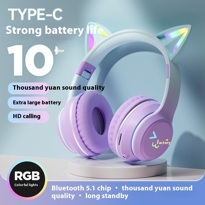 سماعة رأس بلوتوث BT035C بلون متدرجEX-STOCK Canada