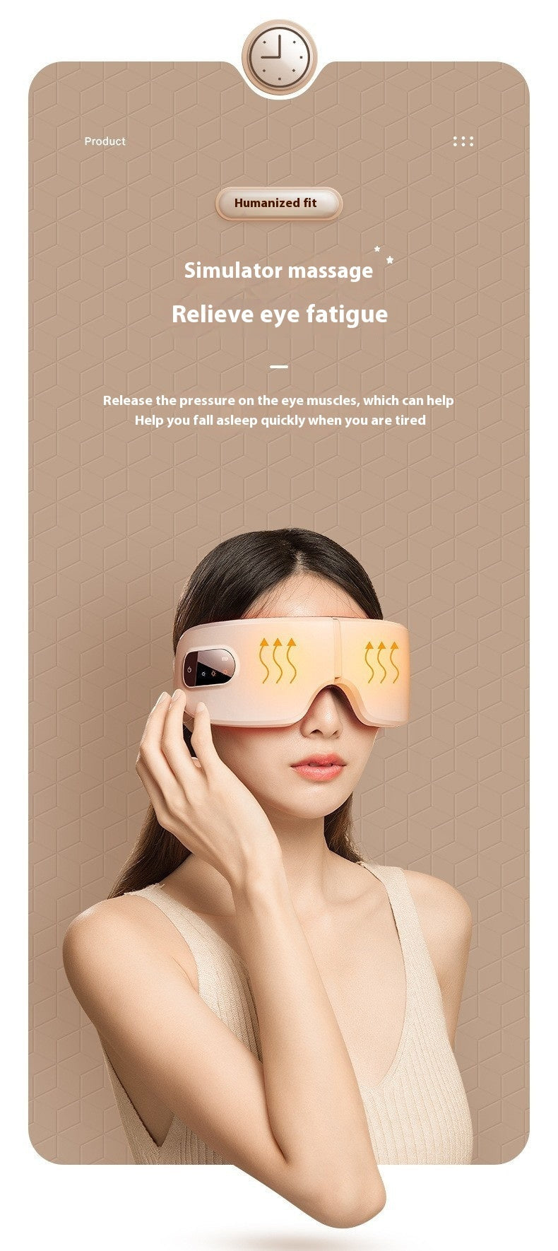 Bluetooth Music Hot Compress Eye Mask Massager EX-STOCK Canada