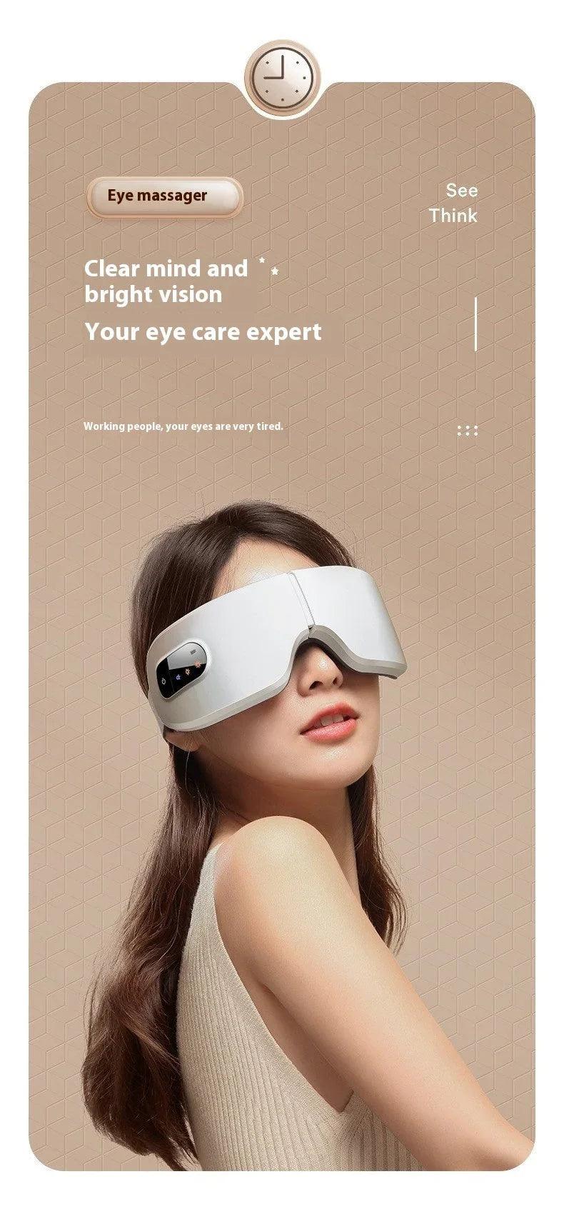 Bluetooth Music Hot Compress Eye Mask Massager EX-STOCK Canada