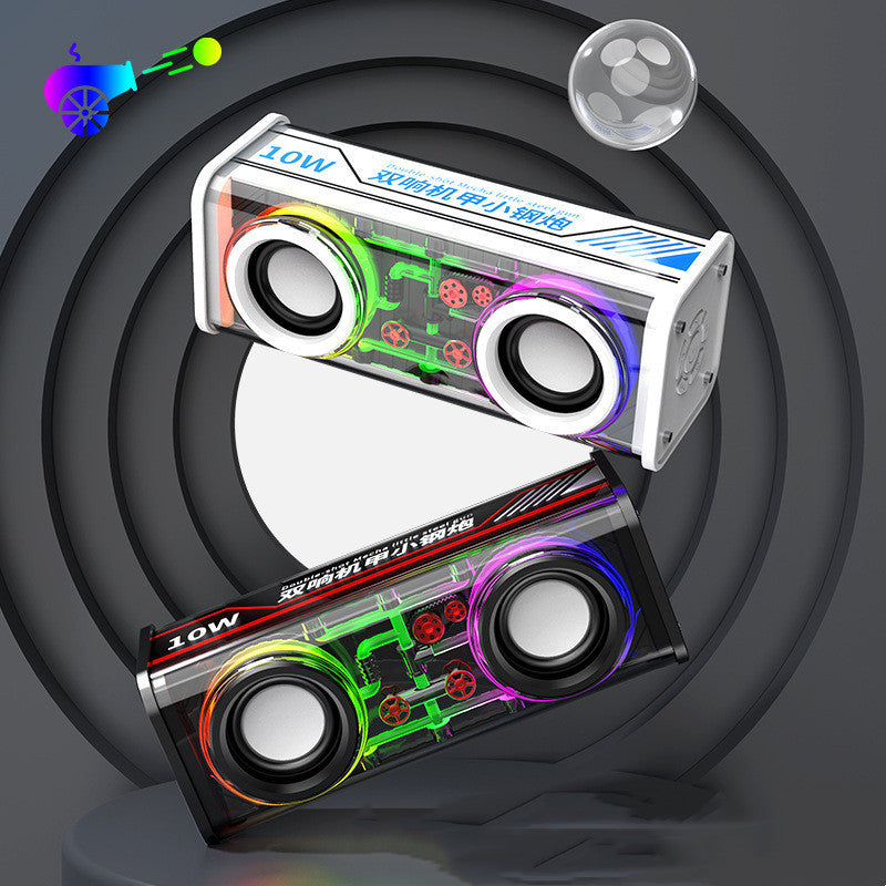Bluetooth Speaker Transparent Mecha High Power EX-STOCK Canada