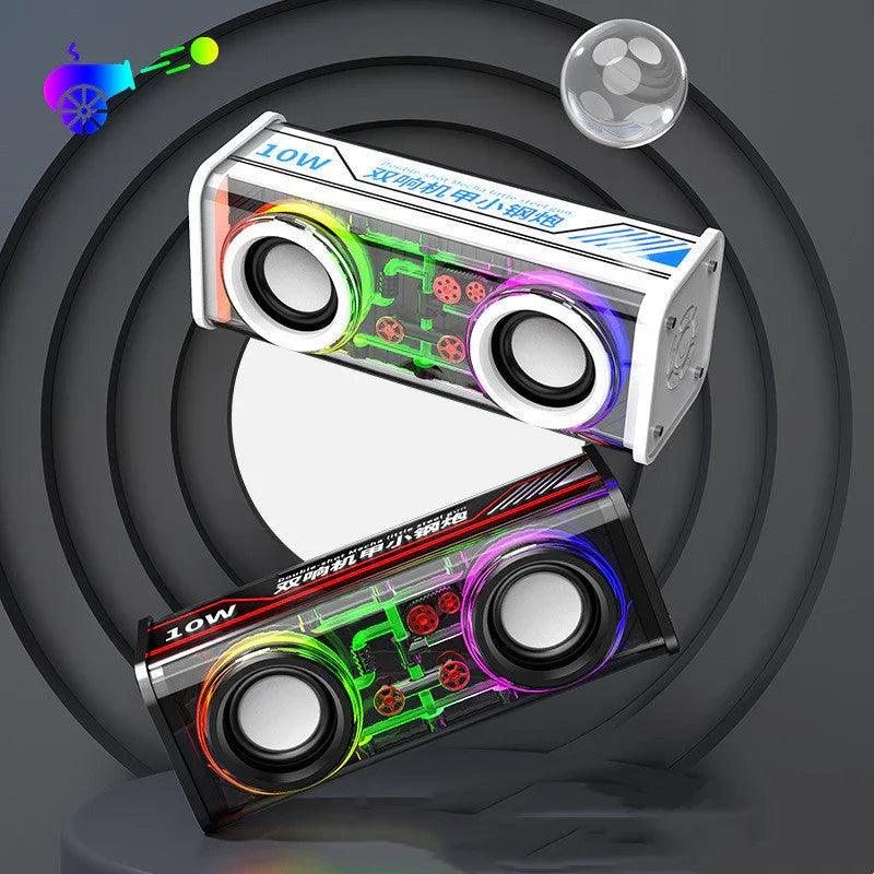 Bluetooth Speaker Transparent Mecha High Power EX-STOCK Canada