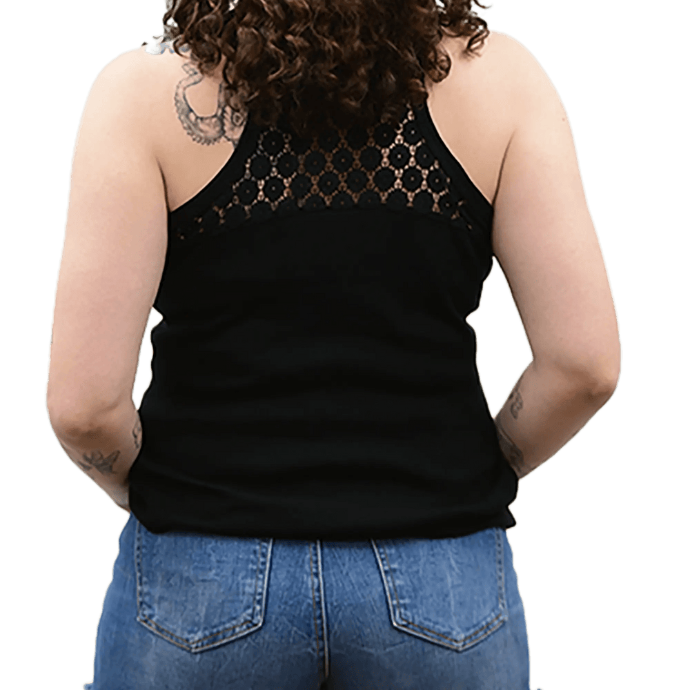 Born to Ride Motorcycles Tank Top with Lace Back Details EX-STOCK Canada