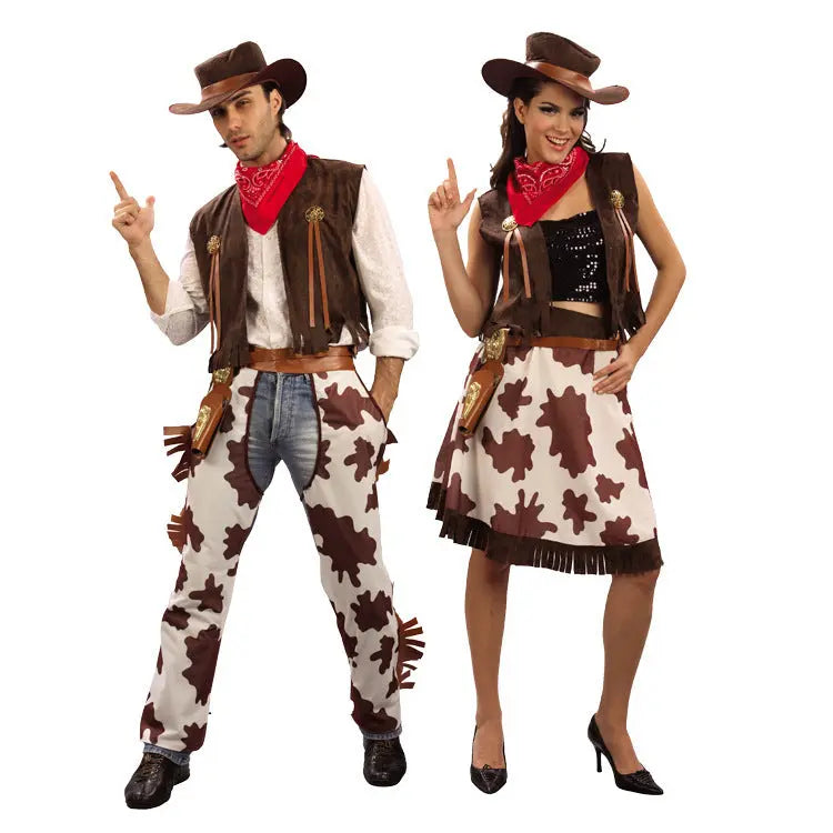 Boys And Girls Cowboy Costumes Christmas Children's Cowboy Costumes - EX-STOCK Canada