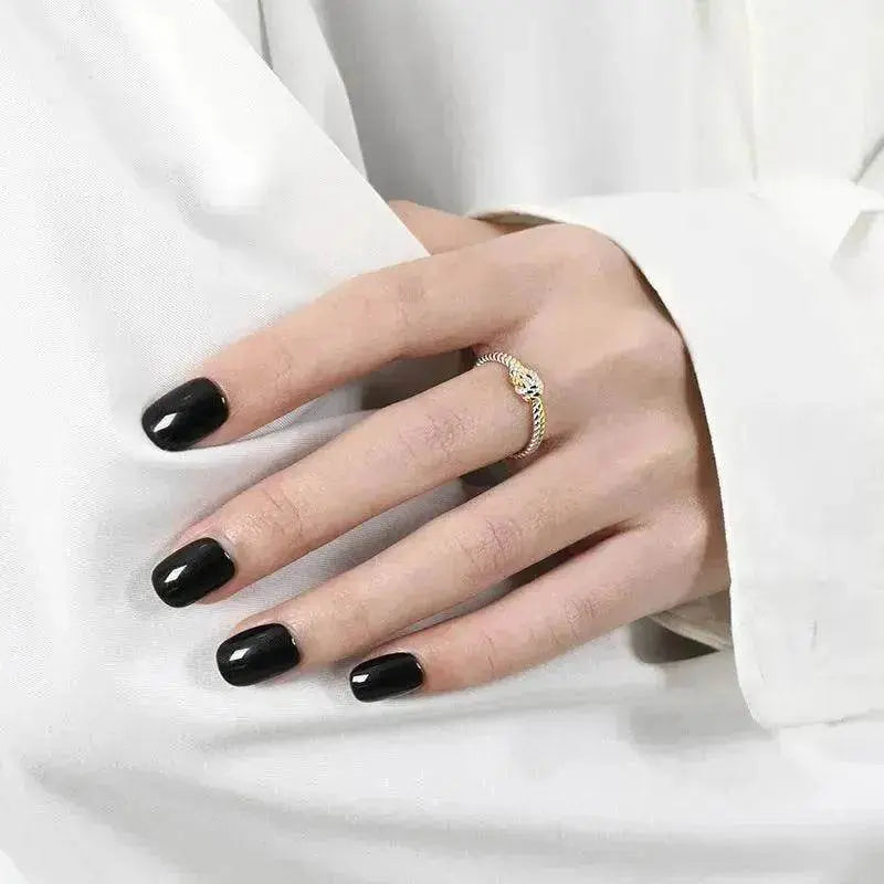 Bague à boucle tressée femme simple - EX-STOCK Canada