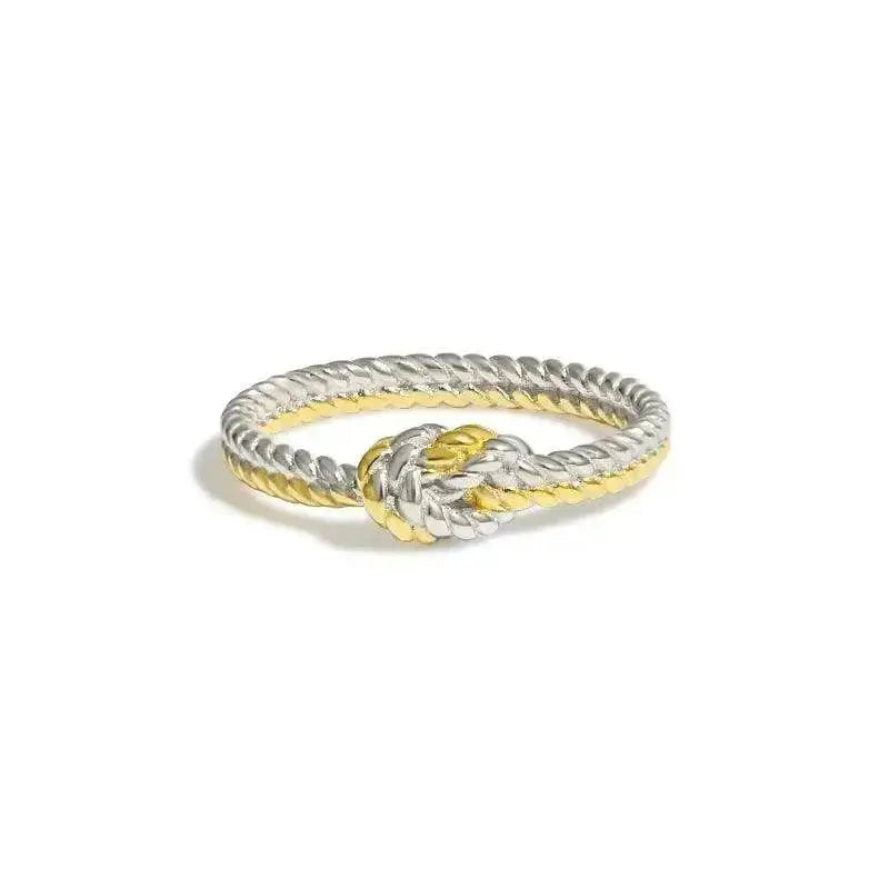 Bague à boucle tressée femme simple - EX-STOCK Canada