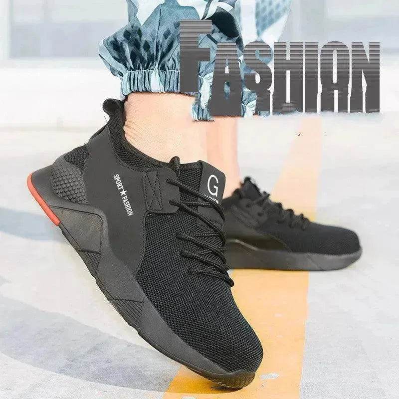 Breathable Safety Shoes Anti-smashing Work Safety Shoes - EX-STOCK Canada